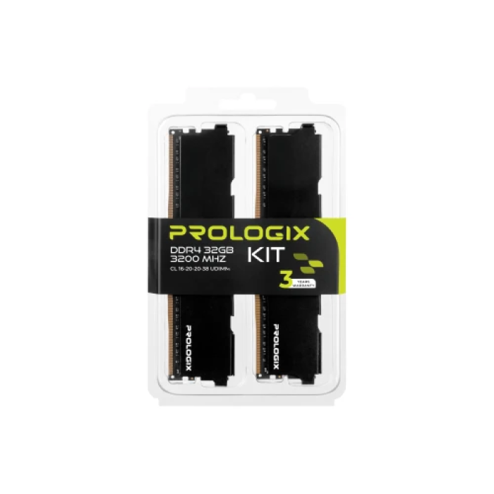 Оперативна пам’ять Prologix DDR4 32 ГБ 3200 МГц для ПК