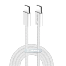 Кабель USB Type-C — USB Type-C (кабель для заряджання) ColorWay CW-CBPDCC068-GR 2 м, сірий