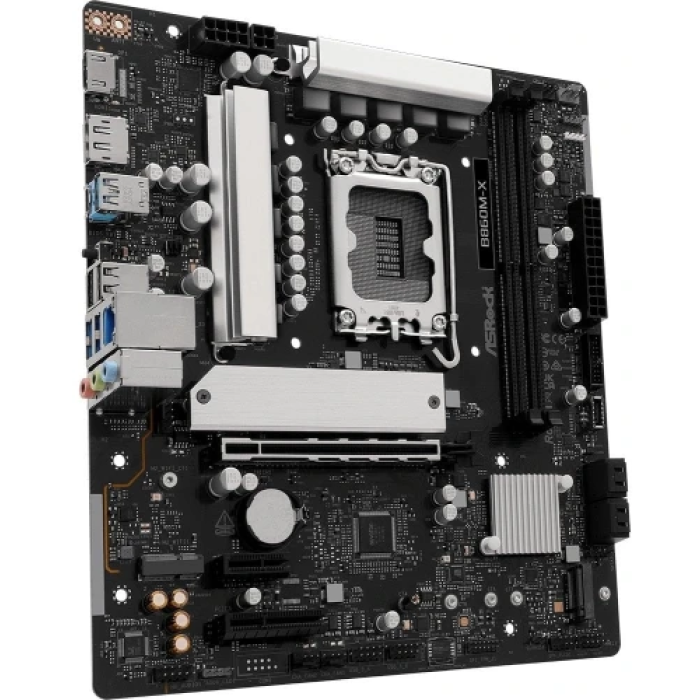 Материнська плата ASRock B860M-X для LGA1851, MicroATX і DDR5