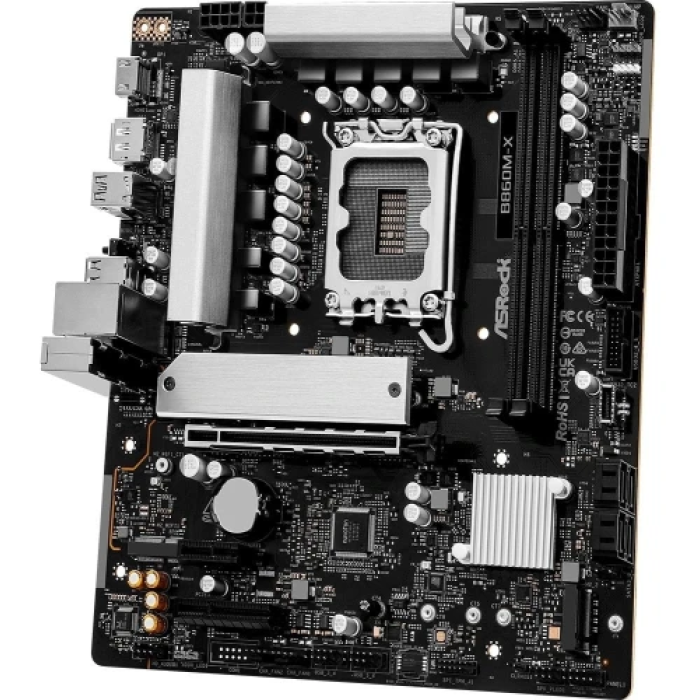 Материнська плата ASRock B860M-X для LGA1851, MicroATX і DDR5