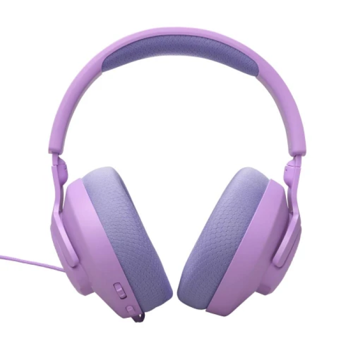 Фіолетова ігрова гарнітура JBL Quantum 100M2 з мікрофоном