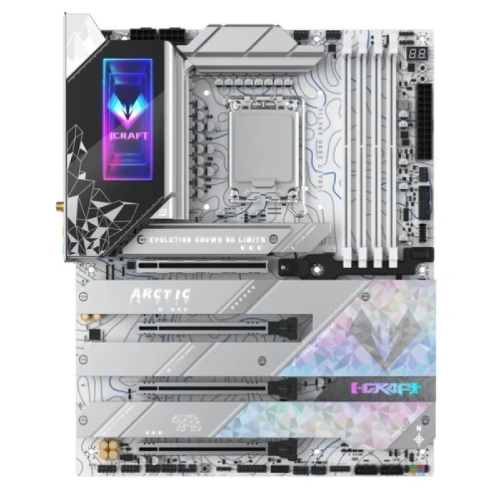 Материнська плата Maxsun iCraft Z890 ARCTIC для DDR5 та LGA1851