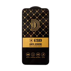 Захисне скло для iPhone (скло на екран) NoNaMe OG HD Super Glass ESD чорне, 6,5″