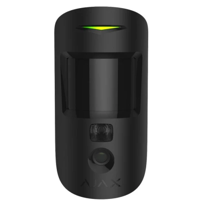 Бездротовий датчик руху Ajax HDR MotionCam Black до 12 м