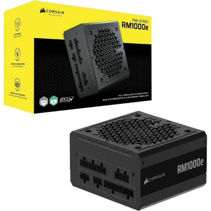 Блок живлення Corsair RM1000e на 1000 Вт із модульними кабелями