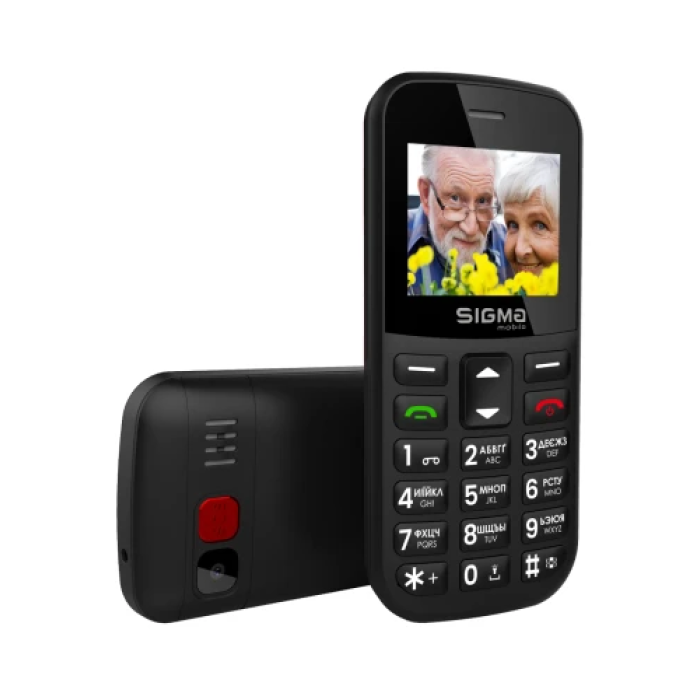 Кнопковий телефон Sigma Comfort 50 CF115 EASY 2 з Mini-SIM