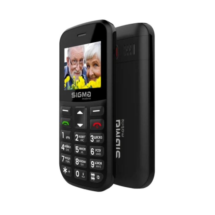 Кнопковий телефон Sigma Comfort 50 CF115 EASY 2 з Mini-SIM