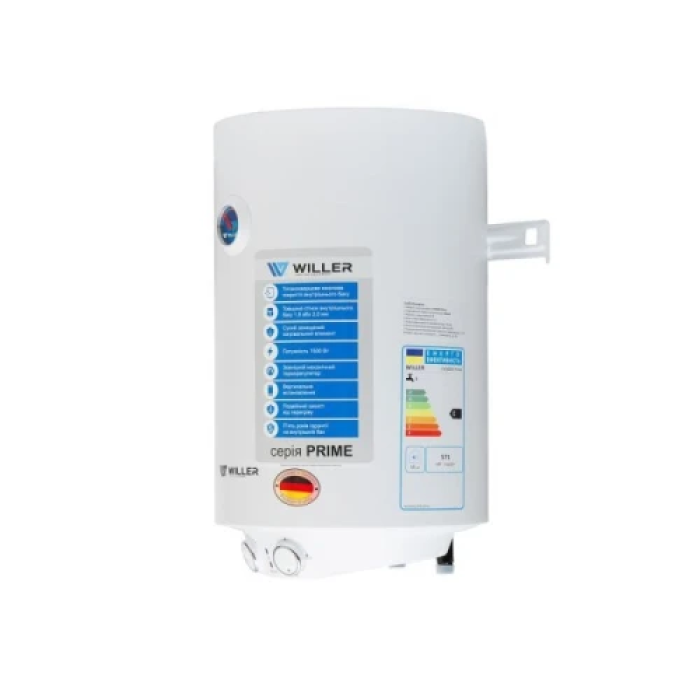 Водонагрівач Willer EV50DR Prime із сухим ТЕНом, 50 л