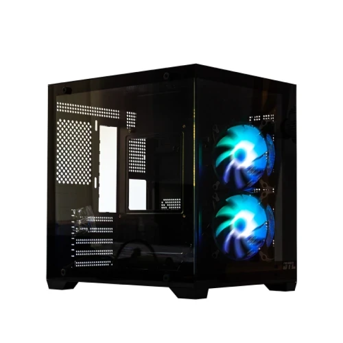 GTL Gaming Infinity — чорний корпус Mid Tower для Micro ATX і Mini ITX