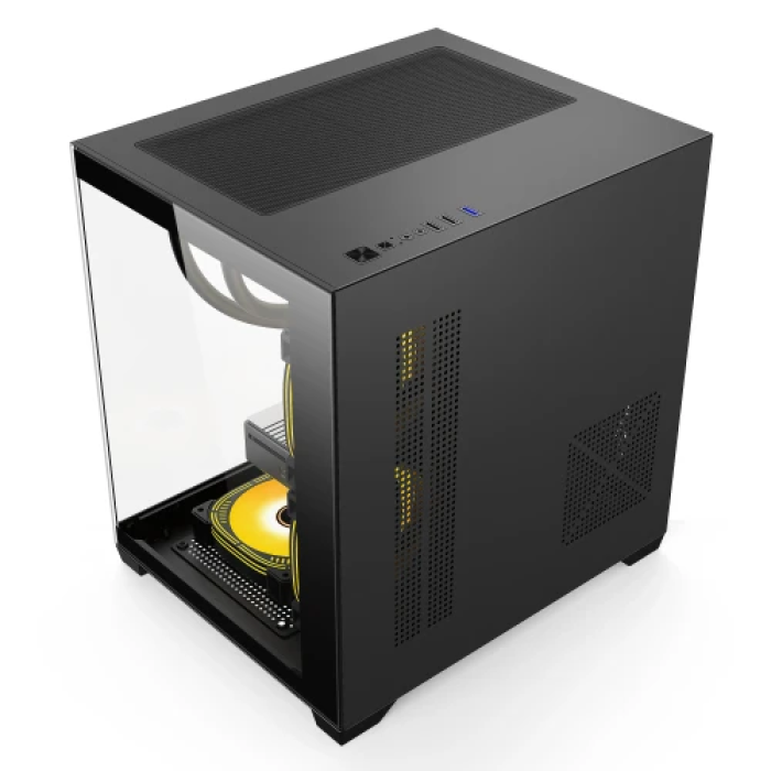 GTL Gaming Infinity — чорний корпус Mid Tower для Micro ATX і Mini ITX