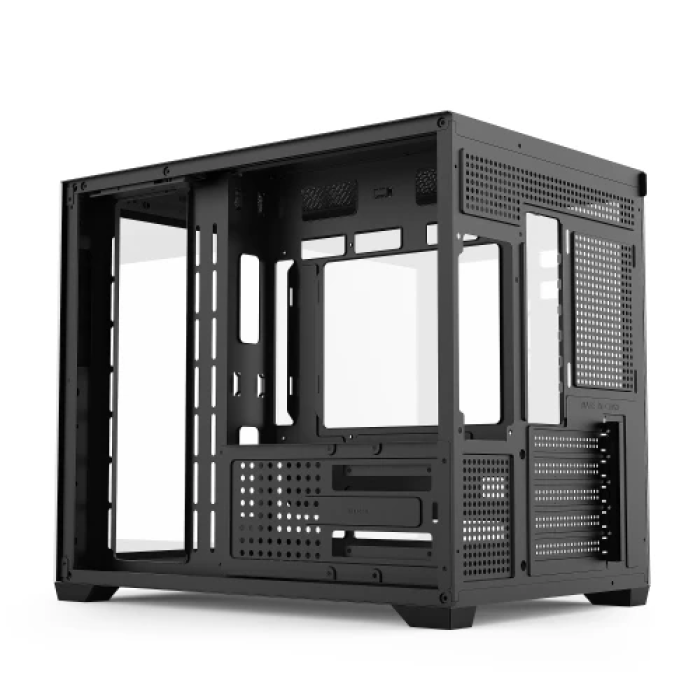 Корпус GTL Gaming Abyss Mid Tower для ПК, чорний ARGB без блока живлення