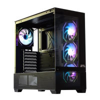 Корпус (комп'ютерний корпус) GTL Gaming Universe Black без БЖ, Mid Tower, 4x120 мм ARGB