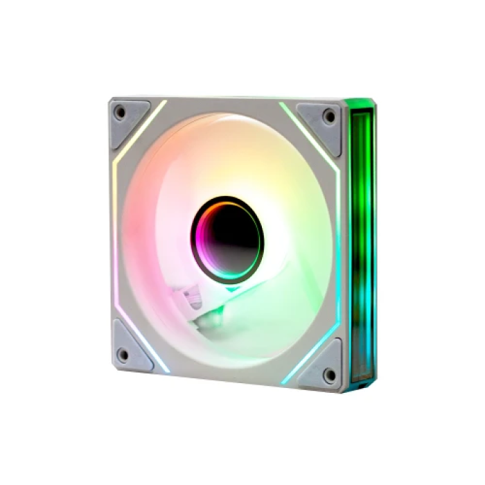 Корпусний вентилятор GTL Warp White 120 мм з ARGB-підсвічуванням