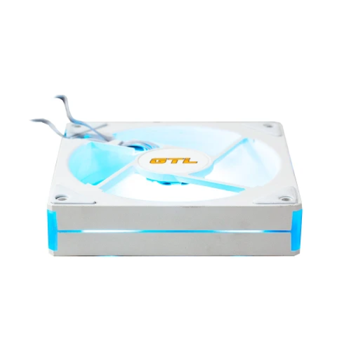 Корпусний вентилятор GTL Warp White 120 мм з ARGB-підсвічуванням