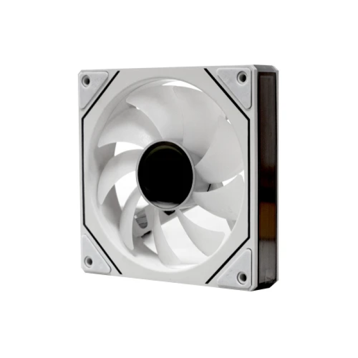 Корпусний вентилятор GTL Warp White 120 мм з ARGB-підсвічуванням