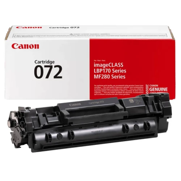 Оригінальний тонер-картридж Canon 072 Black на 1400 сторінок