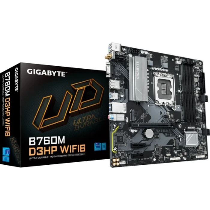 Материнська плата Gigabyte B760M D3HP WIFI6 MicroATX для DDR5