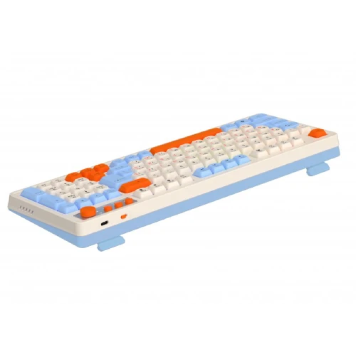 Бездротова компактна клавіатура Maxxter KBGW-3C01-UA White