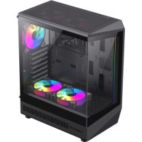 Корпус (комп'ютерний корпус) GameMax Vista COC AB чорний, 5 ARGB вентиляторів