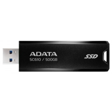 Зовнішній SSD (твердотільний накопичувач) ADATA SC610 500 ГБ, чорний