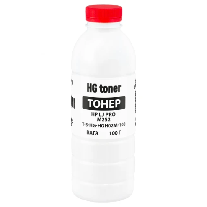 Тонер для лазерного принтера HG TSM-HGH02M-100 Magenta, 100 г