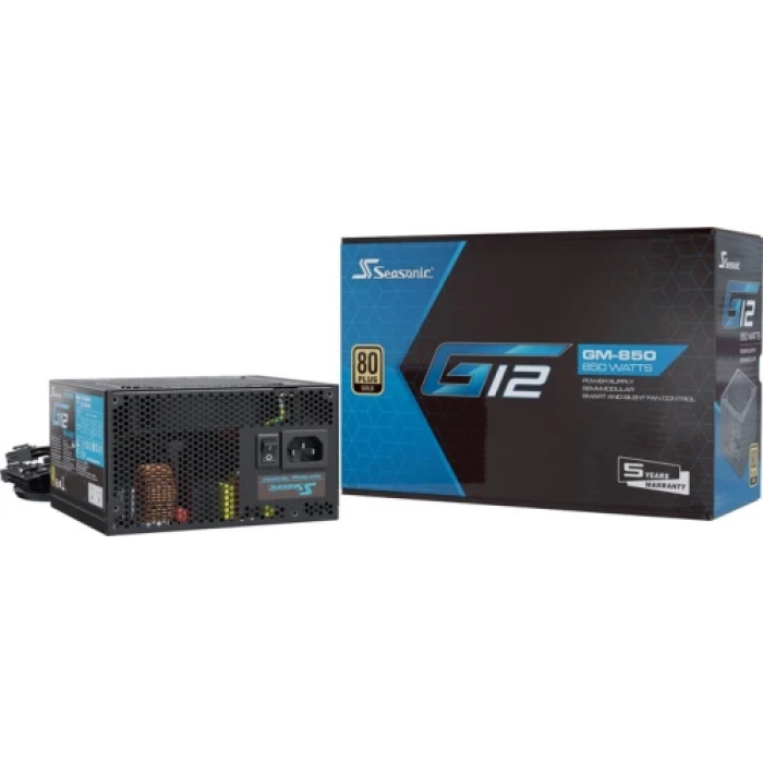 Блок живлення Seasonic G12 GM-850 на 850 Вт із сертифікацією 80 Plus Gold