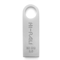 Флеш-накопичувач USB (флешка) Hi-Rali Shuttle 32 ГБ, USB 3.0, сріблястий