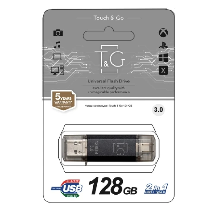 T&G Star TG009TC — USB-флешка 128 ГБ із Type-C та USB 3.0