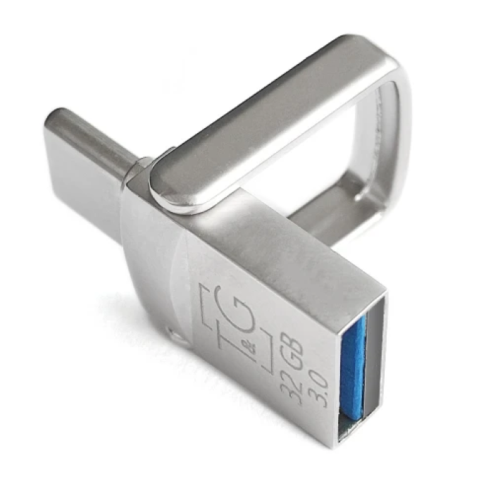 Флеш-накопичувач T&G Metal TG104 32 ГБ із Type-C та USB 3.0