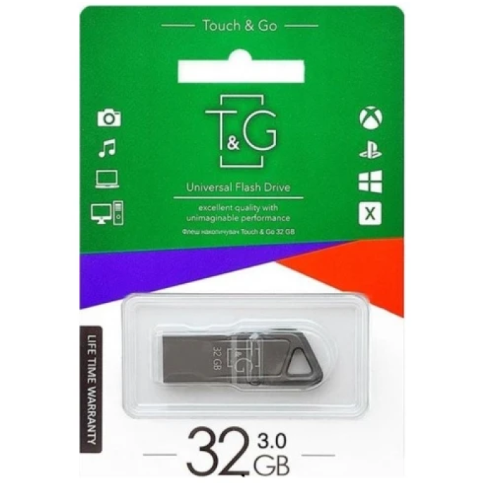 Флешка USB T&G Metal TG114 на 32 ГБ