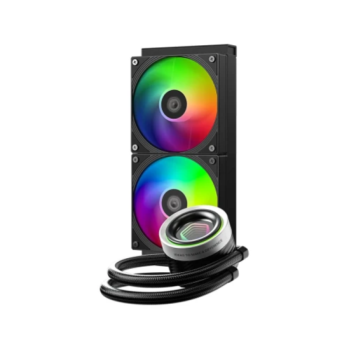 Рідинне охолодження ID-Cooling FX240 INF для процесора, 240 мм, чорне