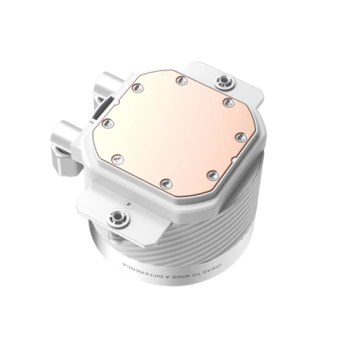 Біла система рідинного охолодження ID-Cooling FX240 INF на 240 мм