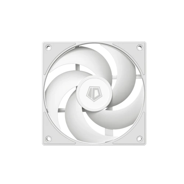 Білий корпусний вентилятор ID-Cooling AS-120-W, 120 мм