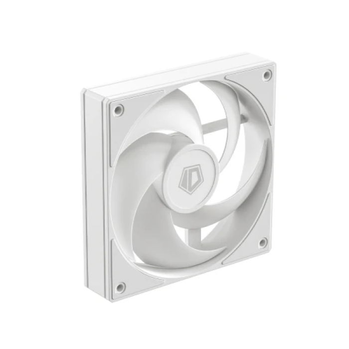 Білий корпусний вентилятор ID-Cooling AS-120-W, 120 мм