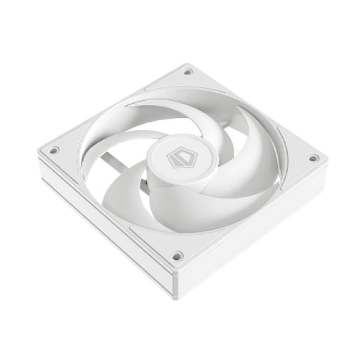 Білий корпусний вентилятор ID-Cooling AS-120-W, 120 мм