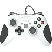 Геймпад (ігровий контролер) GamePro MG450W білий, USB, 10 кнопок, 2 стіки, 1,8 м