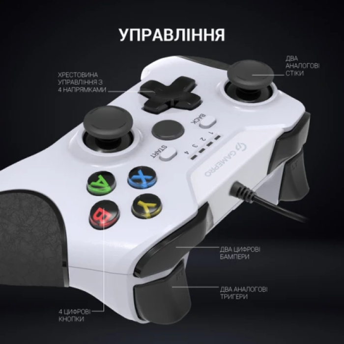 Геймпад GamePro MG450W для ПК, PS3 та Android