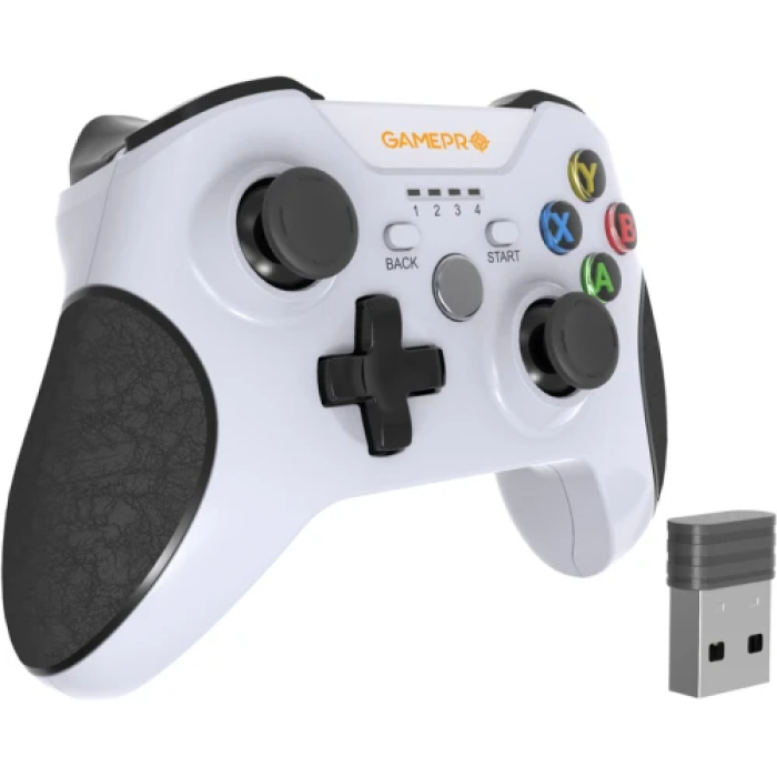 Бездротовий геймпад GamePro MG650W White для ПК, PS3 та Android