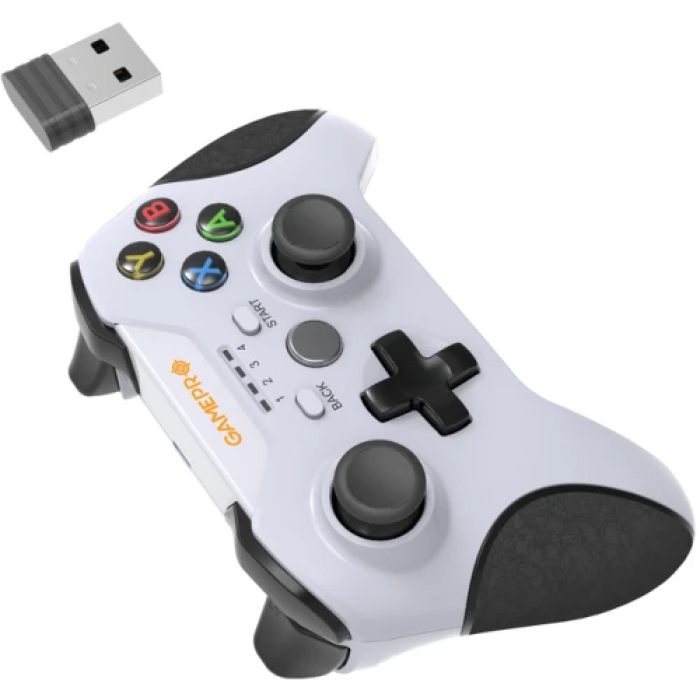 Бездротовий геймпад GamePro MG650W White для ПК, PS3 та Android