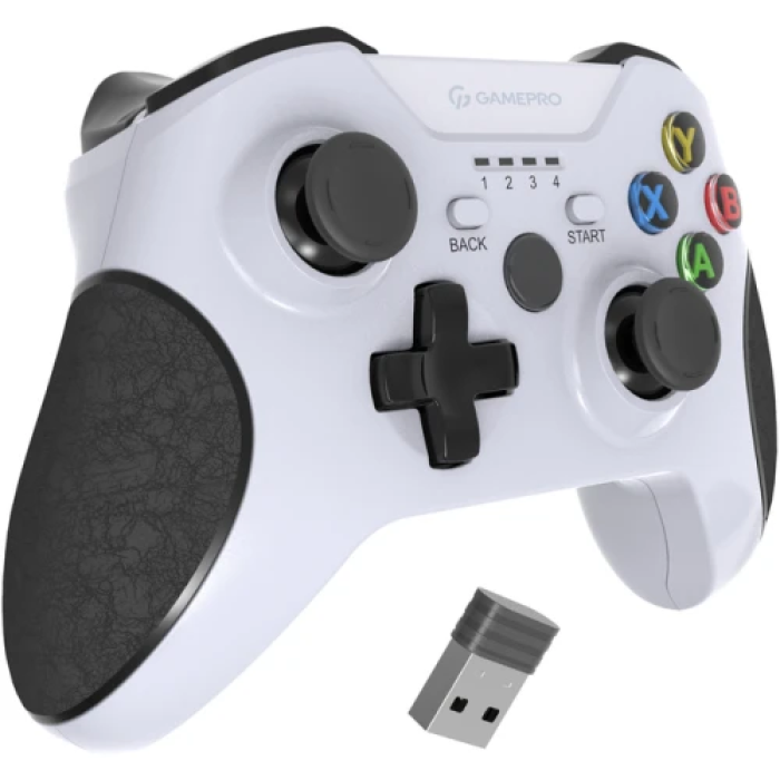 Бездротовий геймпад GamePro MG650W White для ПК, PS3 та Android