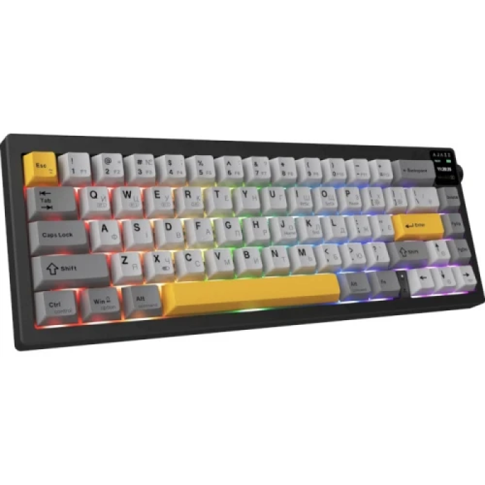 Бездротова механічна клавіатура Ajazz AK650 Starry Night Grey