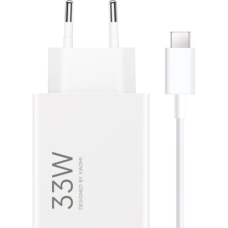 Мережевий зарядний пристрій (зарядний адаптер) Xiaomi BHR9956EU 33 Вт, USB + Type-C, білий