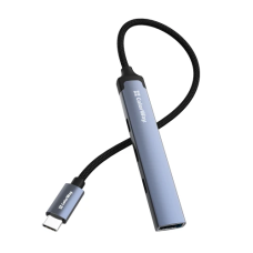 Хаб USB (концентратор USB) ColorWay CW-HUB07 4 порти, сірий