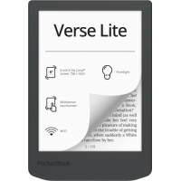 Електронна книга (рідер) PocketBook Verse Lite 6″ Midnight Grey, Wi‑Fi