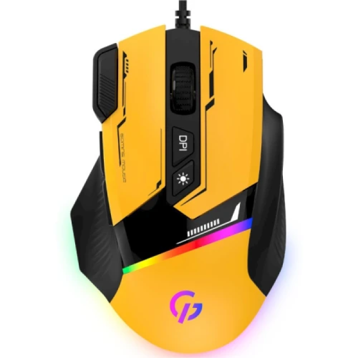Ігрова оптична миша GamePro GM300Y Yellow/Black