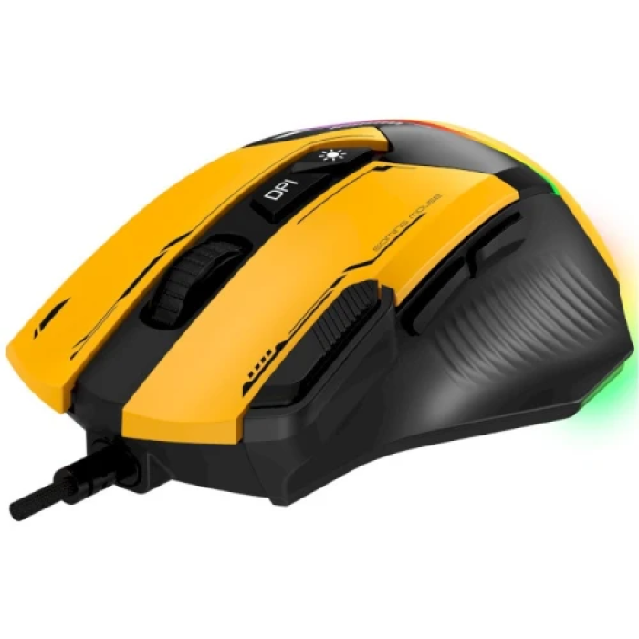 Ігрова оптична миша GamePro GM300Y Yellow/Black