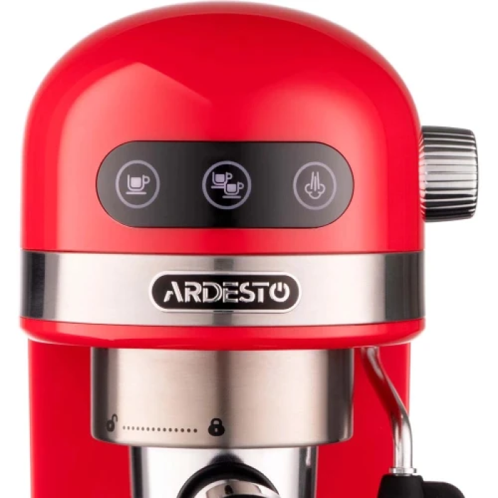 Ріжкова кавоварка Ardesto YCM-E1501, червона, 1350 Вт
