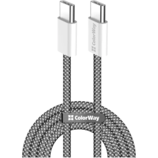 Кабель USB Type-C — USB Type-C (Type-C кабель) ColorWay CW-CBPDCC069-BK 1 м, 240 Вт