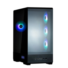 Корпус (системний блок) Zalman P50 DS панорамний Black Mid Tower, 4 вентилятори ARGB