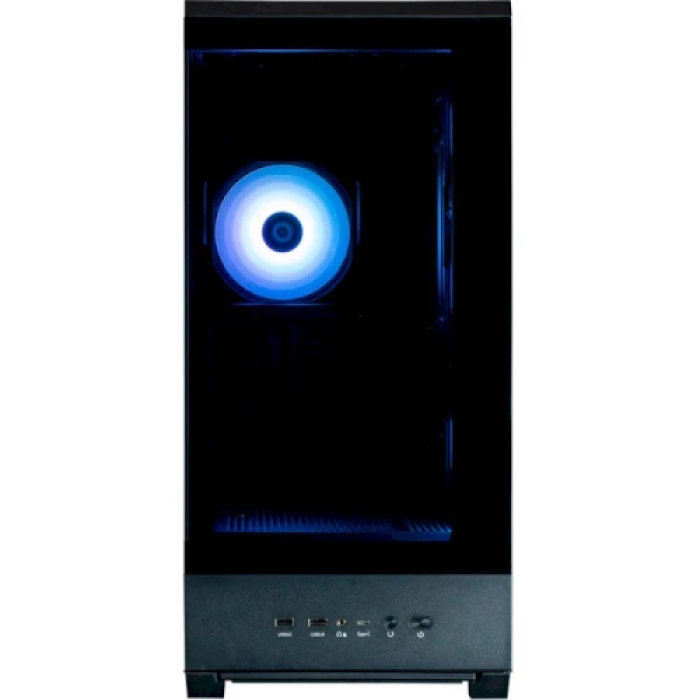 Панорамний корпус Zalman P50 DS Black Mid Tower з 4 вентиляторами ARGB